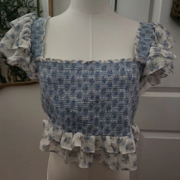 NWT LoveShackFancy Wrennly Top - Picture 7 of 7